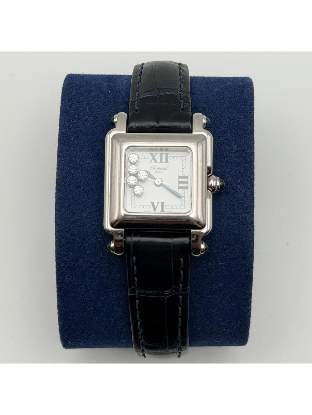 Chopard Happy Sport Diamond Square Watch – Stainless Steel – Swiss Made - Picture 3 of 11